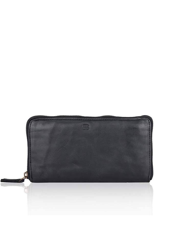 

Кожаный кошелек Чаша черного цвета - (Ш)19 x (В)10 x (Г)3 см Bellicci