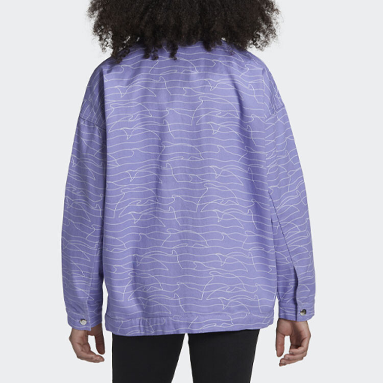 Adidas Originals Женская куртка, цвет Light Purple — фото 4