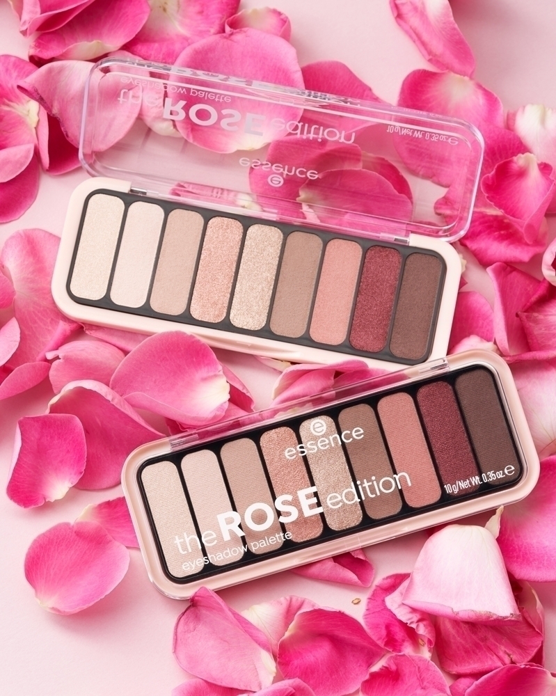 Палитра теней для век Rose Edition Essence, atspalvis 20 lovely in rose 10 гр — фото 3