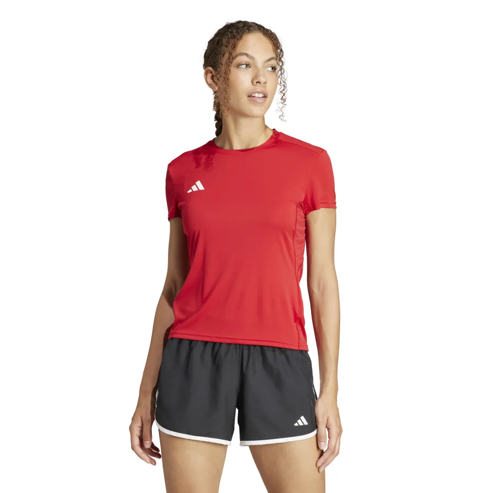Футболка с коротким рукавом спортивная adidas Adizero Essentials, красный — фото 2