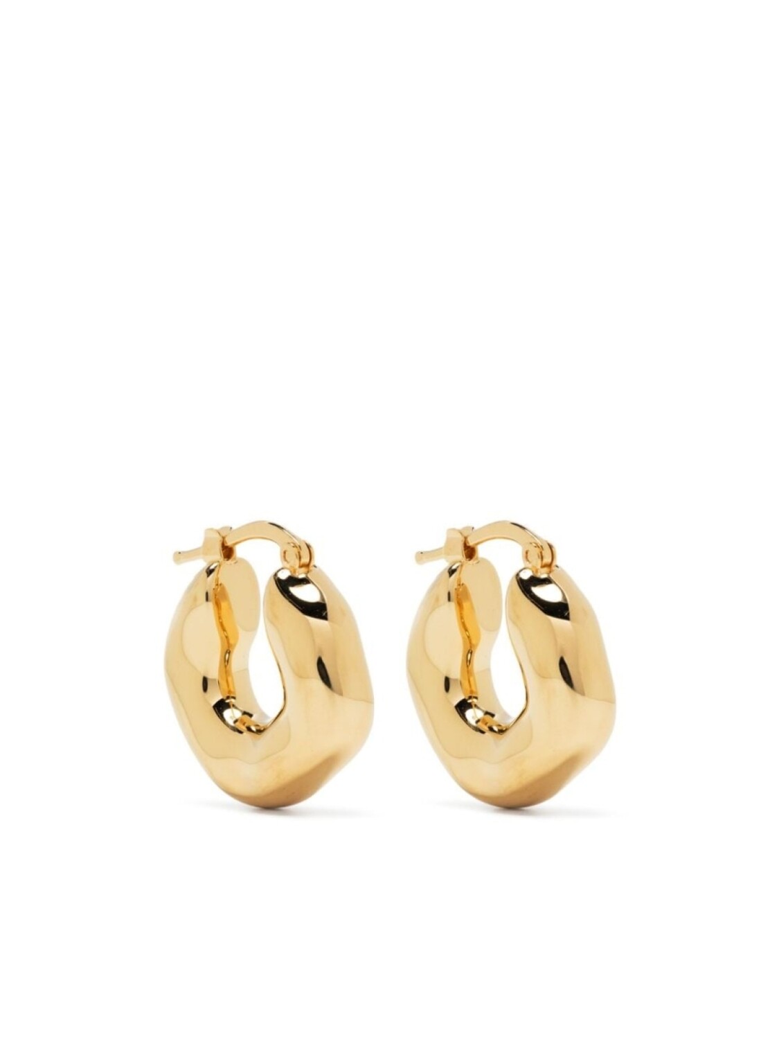 

Маленькие серьги-кольца Jil Sander, золотой