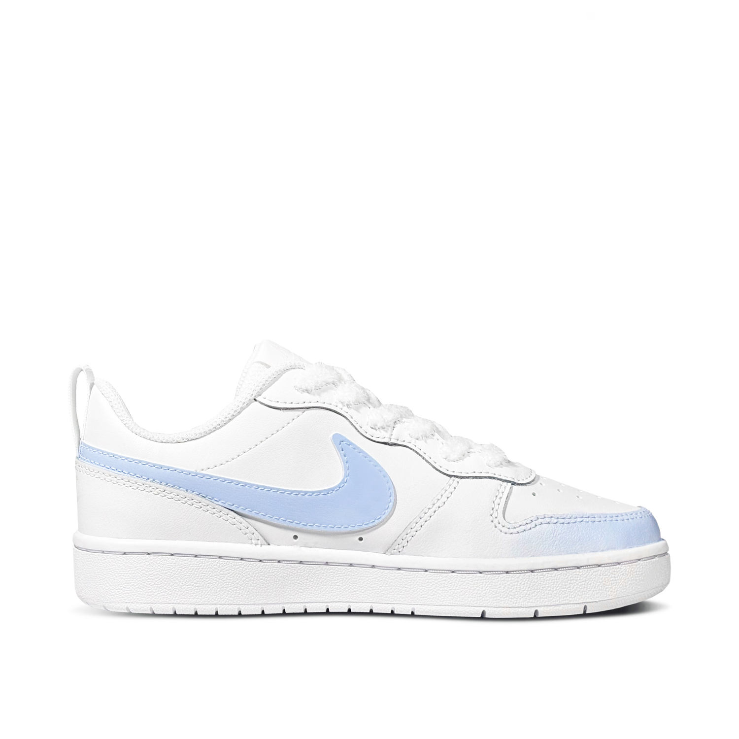 Nike Кроссовки Court Borough Heartfelt Signal Low top Kids' Skateboarding Shoes Blue White Teenagers — фото 4
