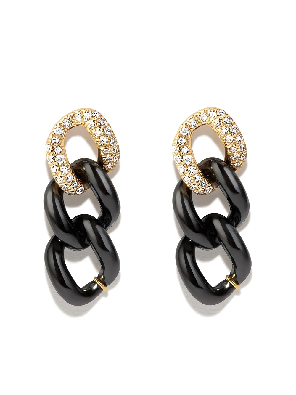 

Серьги из желтого золота с бриллиантами SHAY, золотой