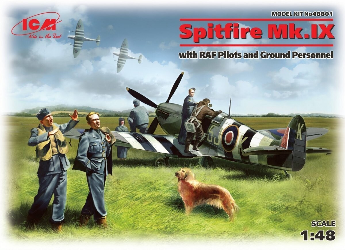 

ICM 48801 Спитфайр и пилоты 1/48 Inna marka