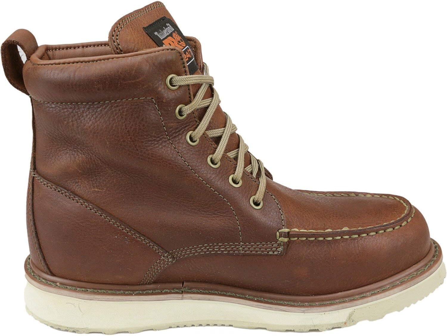 Рабочие ботинки Timberland PRO унисекс для взрослых Pro Wedge с мягким носком высотой 6 дюймов, Brown — фото 2
