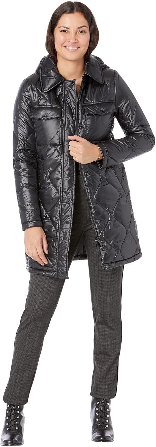 

Calvin Klein Луковый стеганый жилет, Pearlized Black