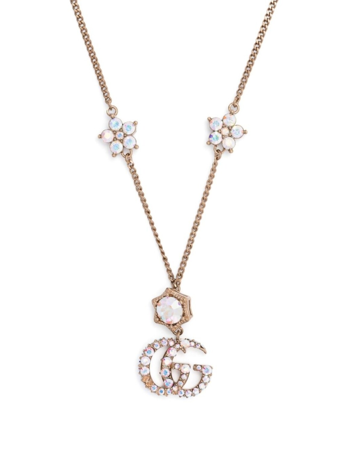 

Колье с подвеской Double G Gucci, золотой