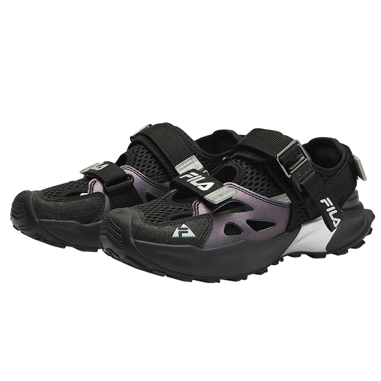 FILA KIDS Сандалии Firefly Abrasion Resistant Lightweight Cushioning Breathable Slip Resistant Low Top Sandal Black Kids' — фото 4