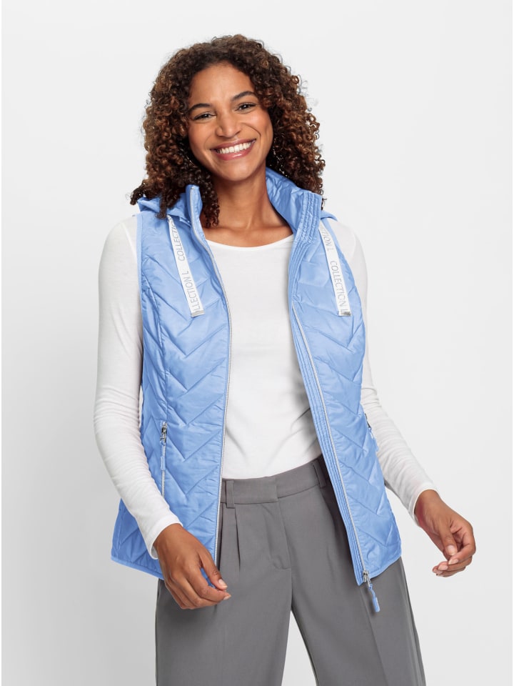 

WITT WEIDEN Стеганый жилет ледяного синего цвета