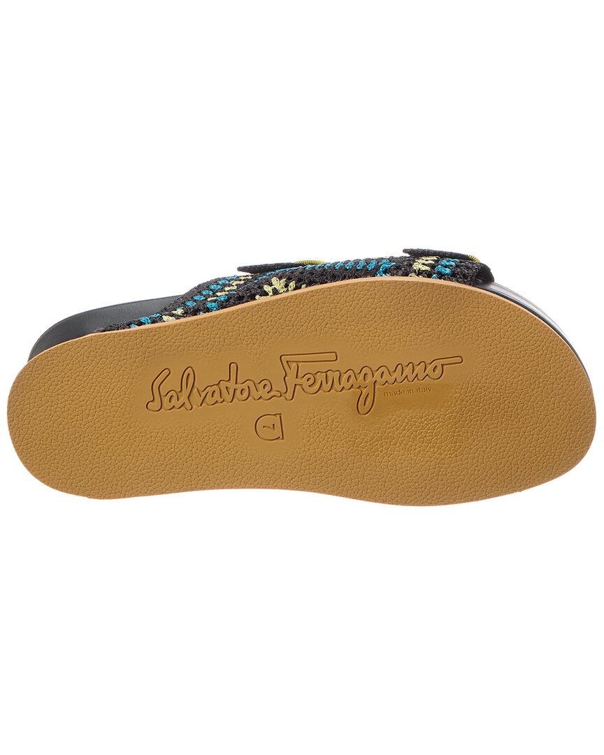 Ferragamo Shaula сандалии Salvatore Ferragamo, синий — фото 4