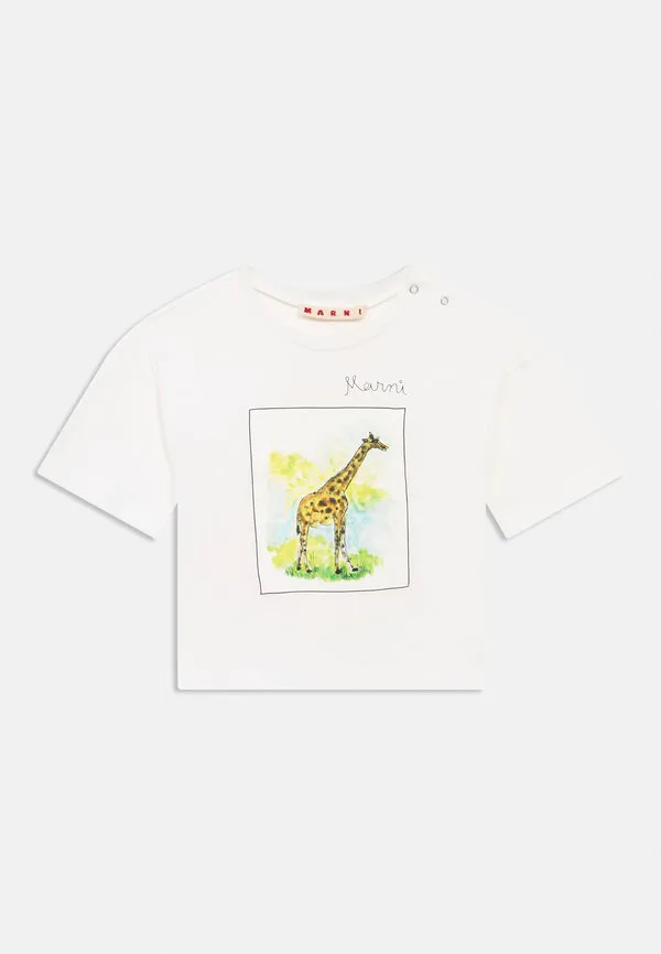 Футболка унисекс с принтом Marni, White