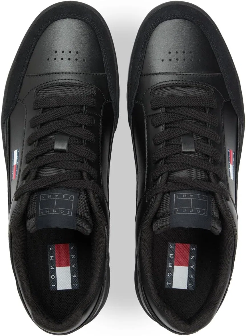 Мужские низкие кроссовки Tommy Jeans TJM Cupsole Leather Em0em01660 (1 шт.), Black — фото 4