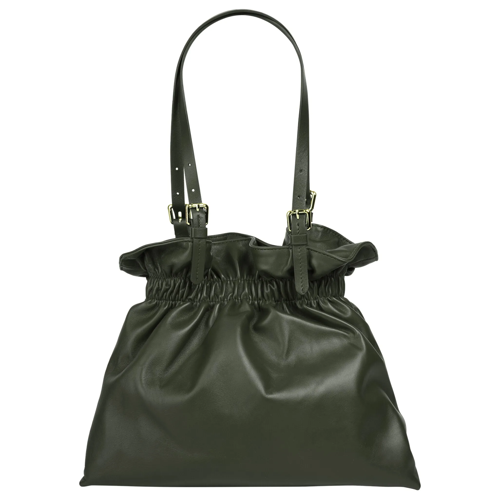 

Шоппер Samantha Look, натуральная кожа, производство Италия, зеленый