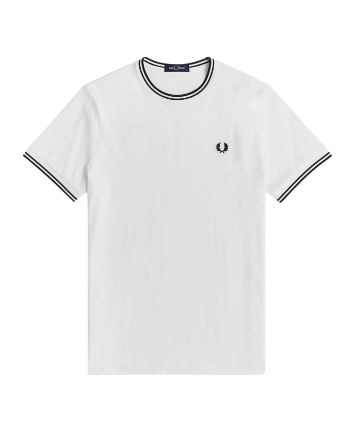 

Футболка S из хлопка Fred Perry, белый