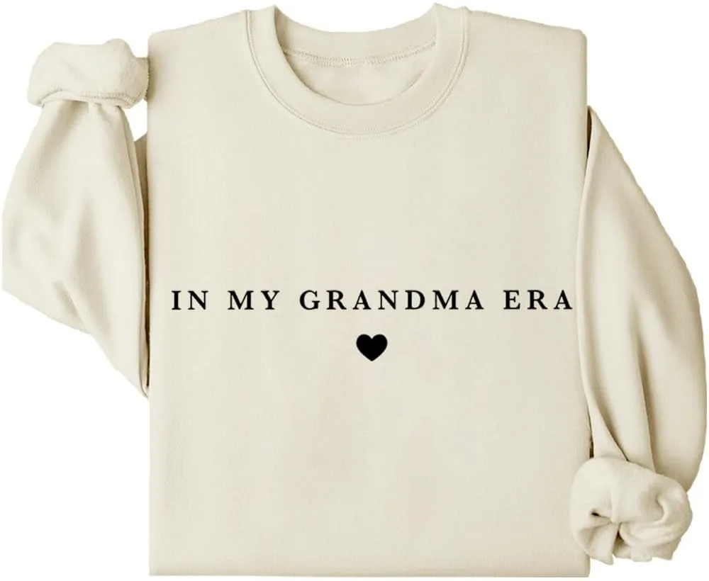 

Свитшот In My Grandma Era с длинными рукавами для женщин и мужчин Relliot