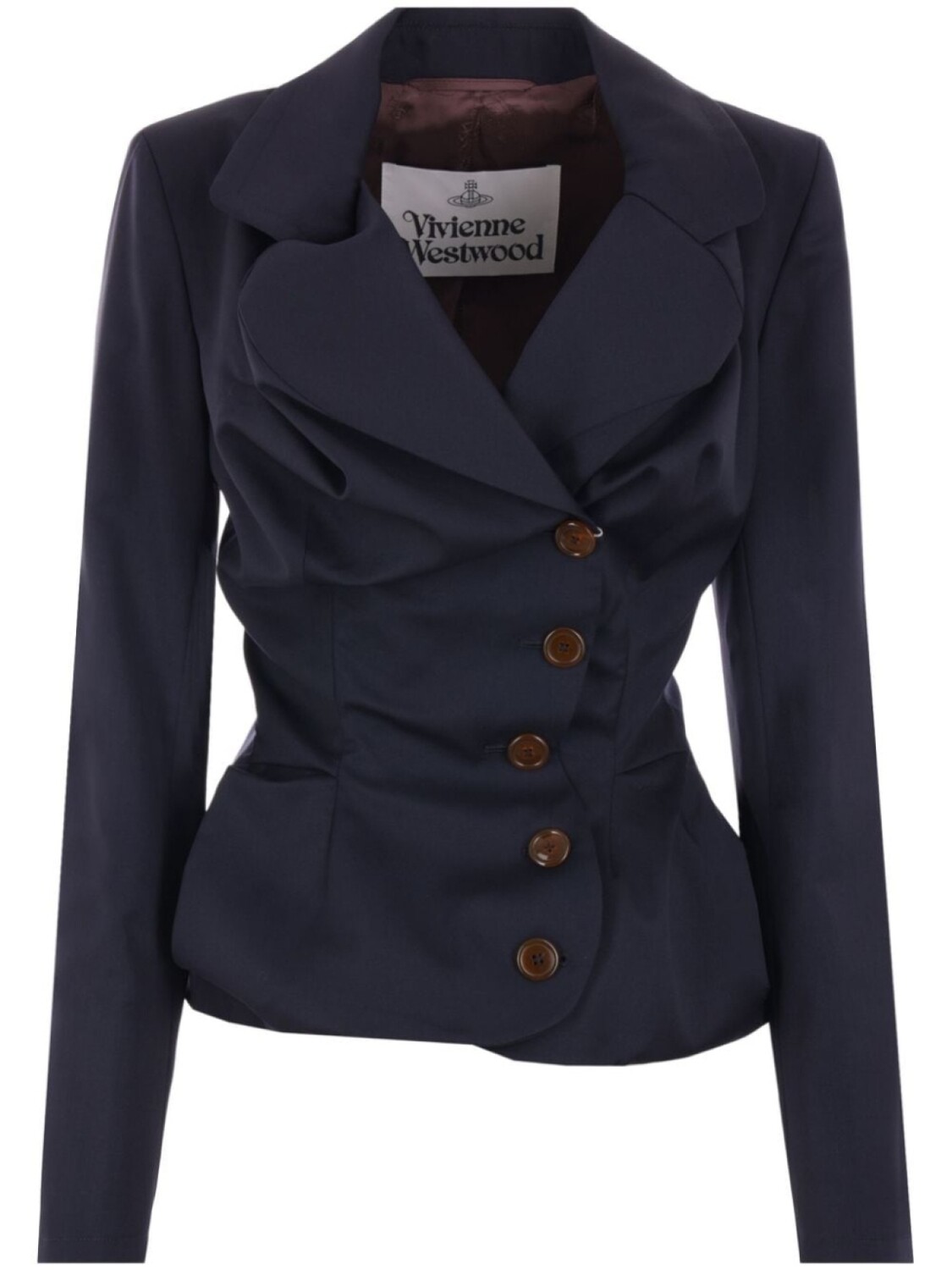 

Vivienne Westwood шерстяная куртка Drunken Tailored, синий
