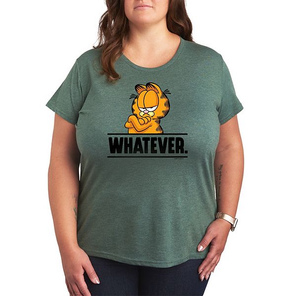 

Футболка Garfield Whatever Plus size Licensed Character, Heather Juniper