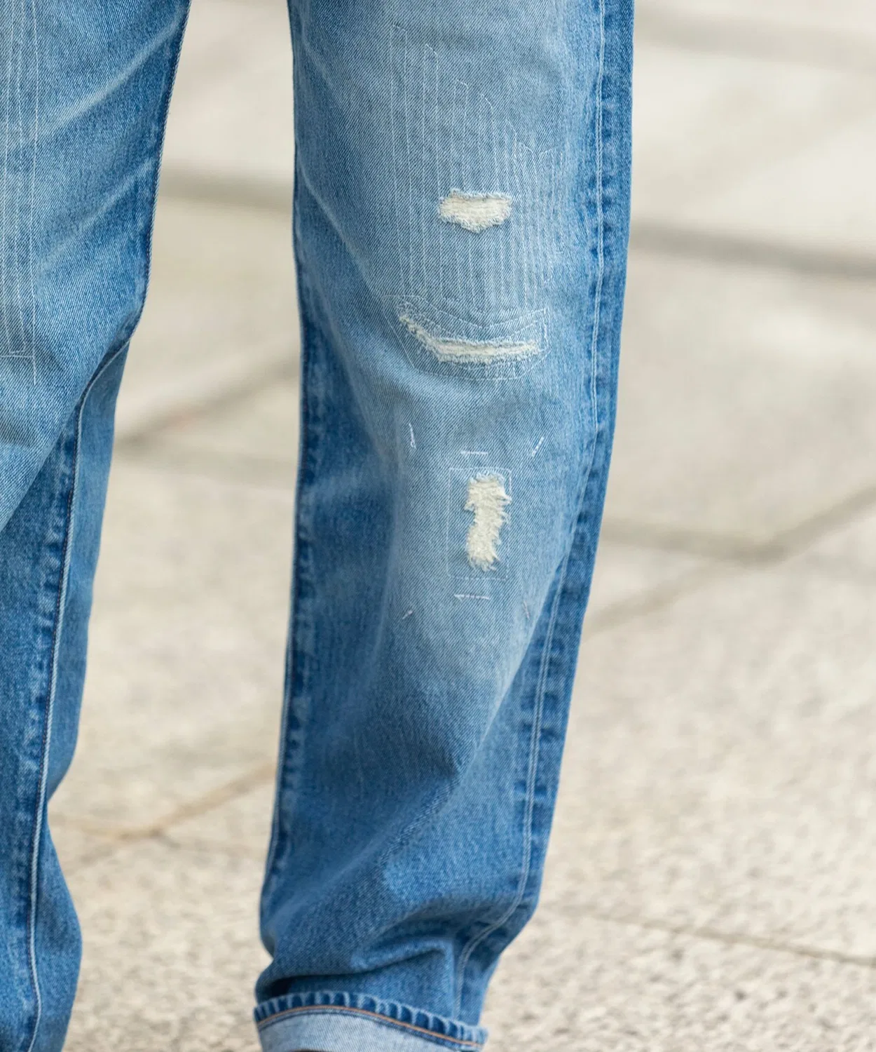 Джинсы Levi’s Blue Tab Anchor Relaxed, королевский синий — фото 3