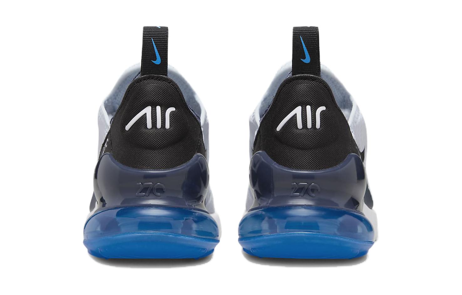Nike Air Max 270 GS 'Football Grey Thunder Blue' Белый Синий — фото 4
