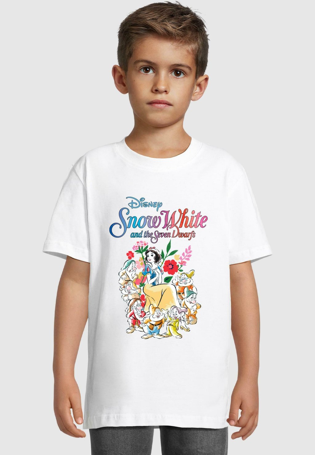 

Футболка с принтом SNOW WHITE - SEVEN DWARFS ABSOLUTE CULT, белый