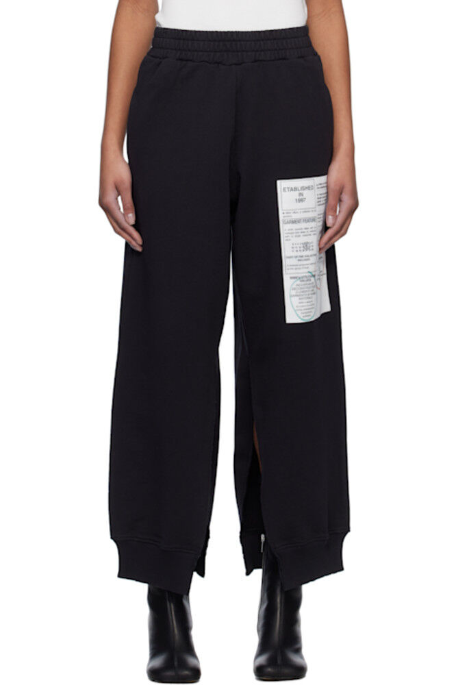 

Черные спортивные штаны для отдыха MM6 Maison Margiela