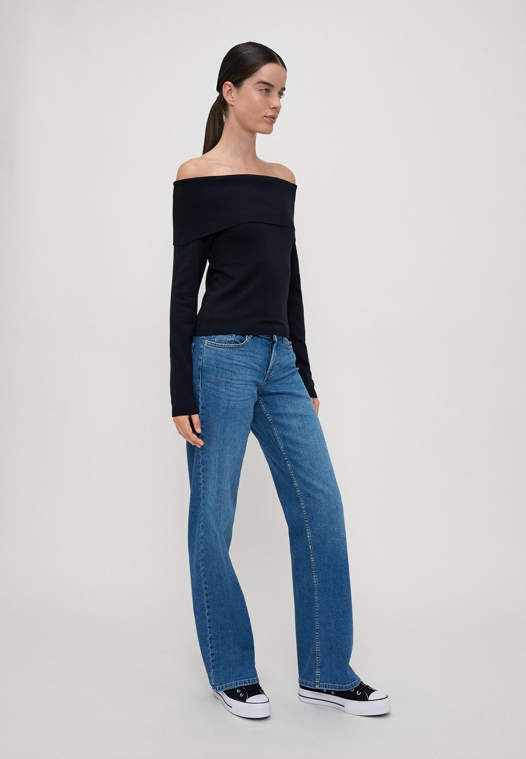

Джемпер VMMERCURY OFF SHOULDER Vero Moda Tall, черный