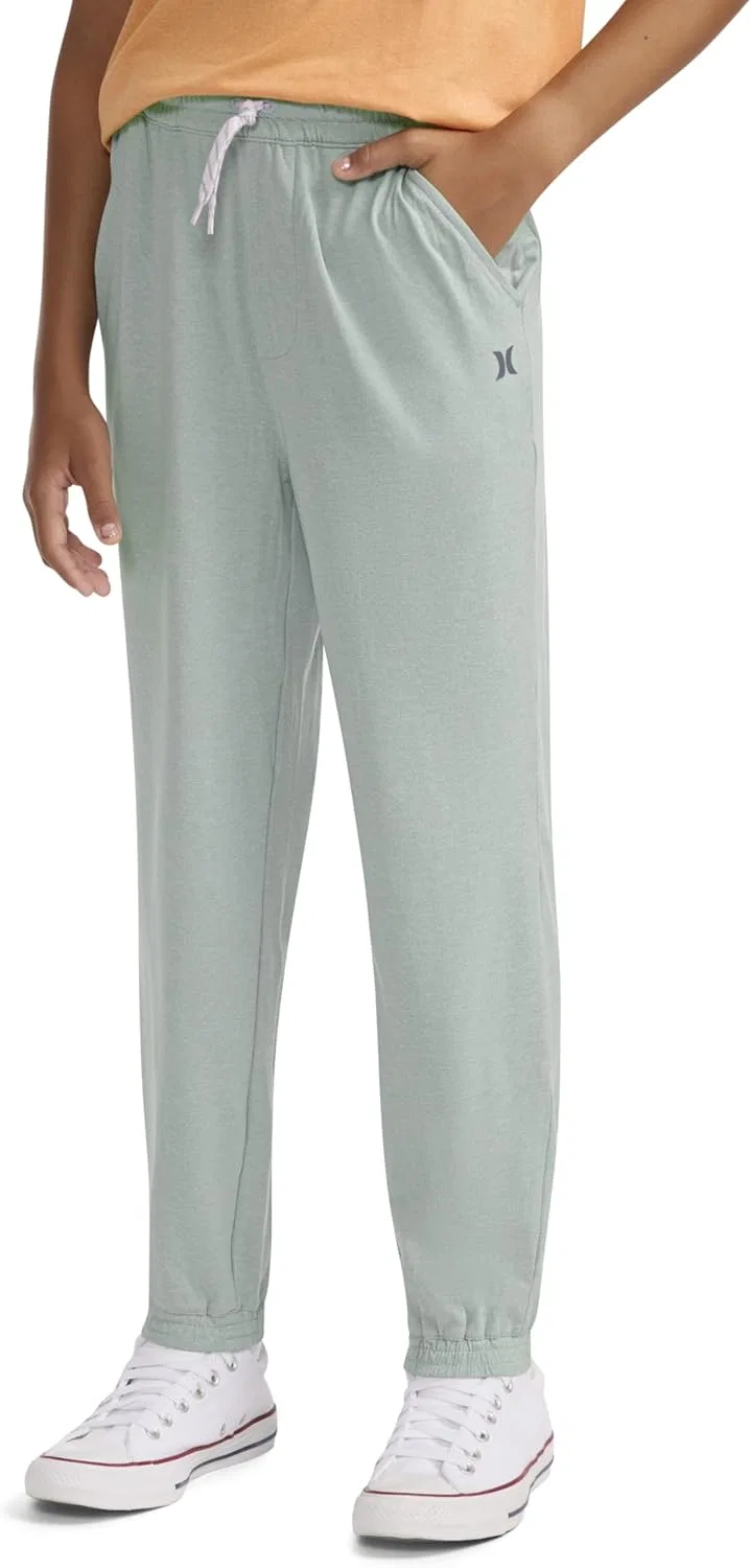 Детские спортивные брюки Hurley из мягкой вязки, Aqua Grey Heather — фото 3