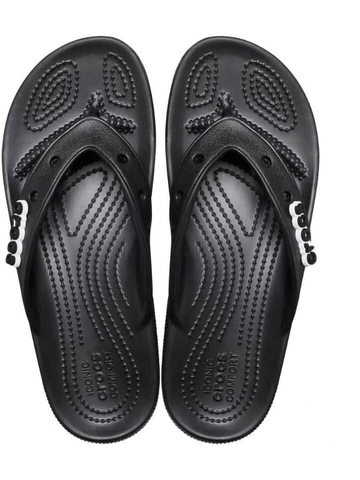 Шлепанцы Crocs Classic, черный — фото 4
