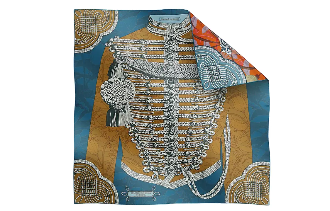 

Шёлковый платок Carre Multicolor HERMES