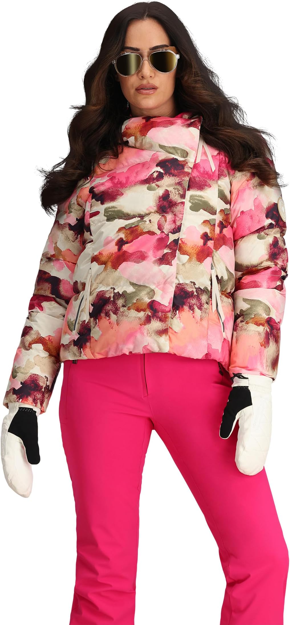 

Куртка Obermeyer Calypso Down Jacket, цвет Blooming Camo