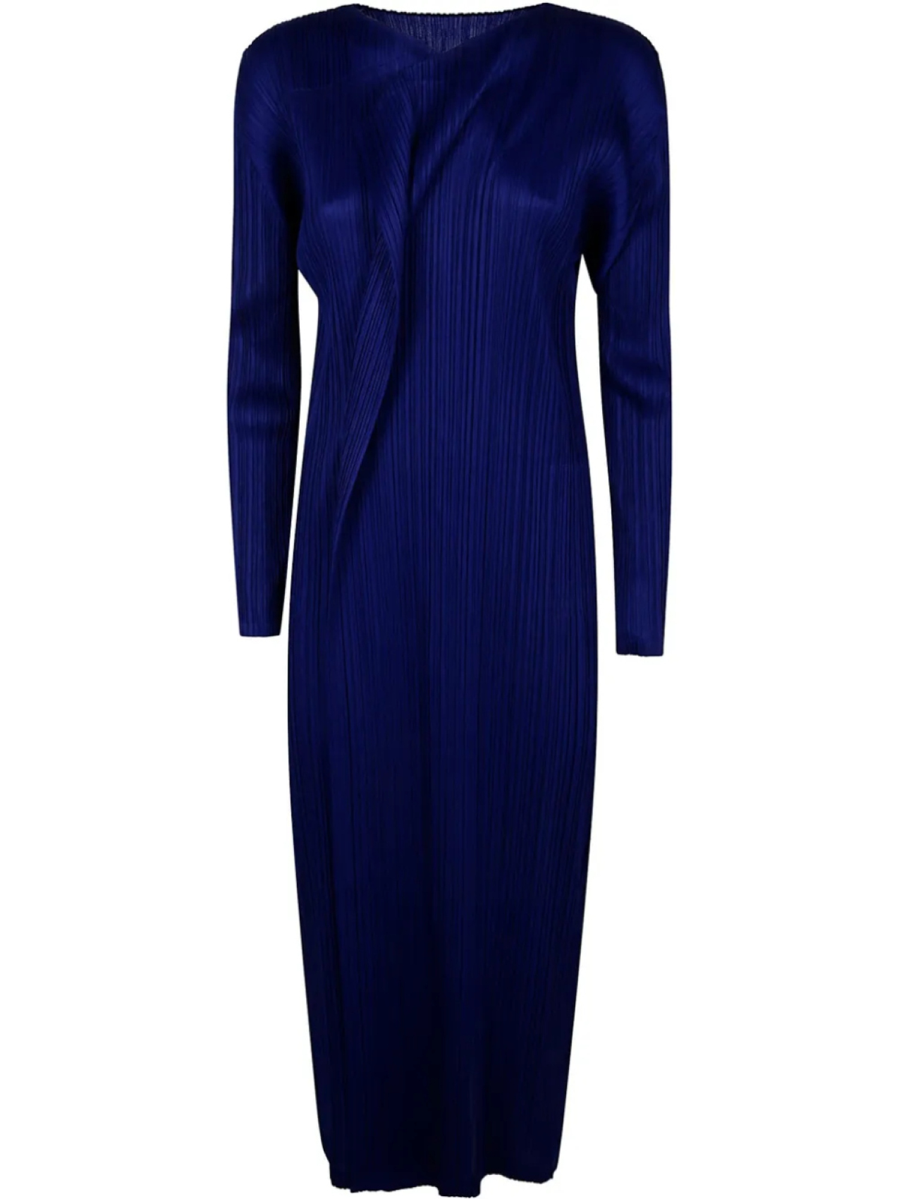 

Платье миди Light Wave Pleats Please Issey Miyake, синий