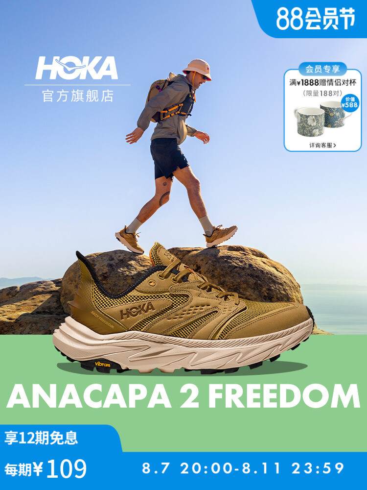 

Кроссовки Hoka One One Anacapa 2, черный