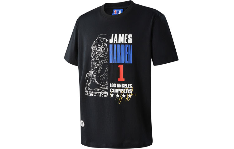 

Футболка унисекс черная с номерами игроков NBA