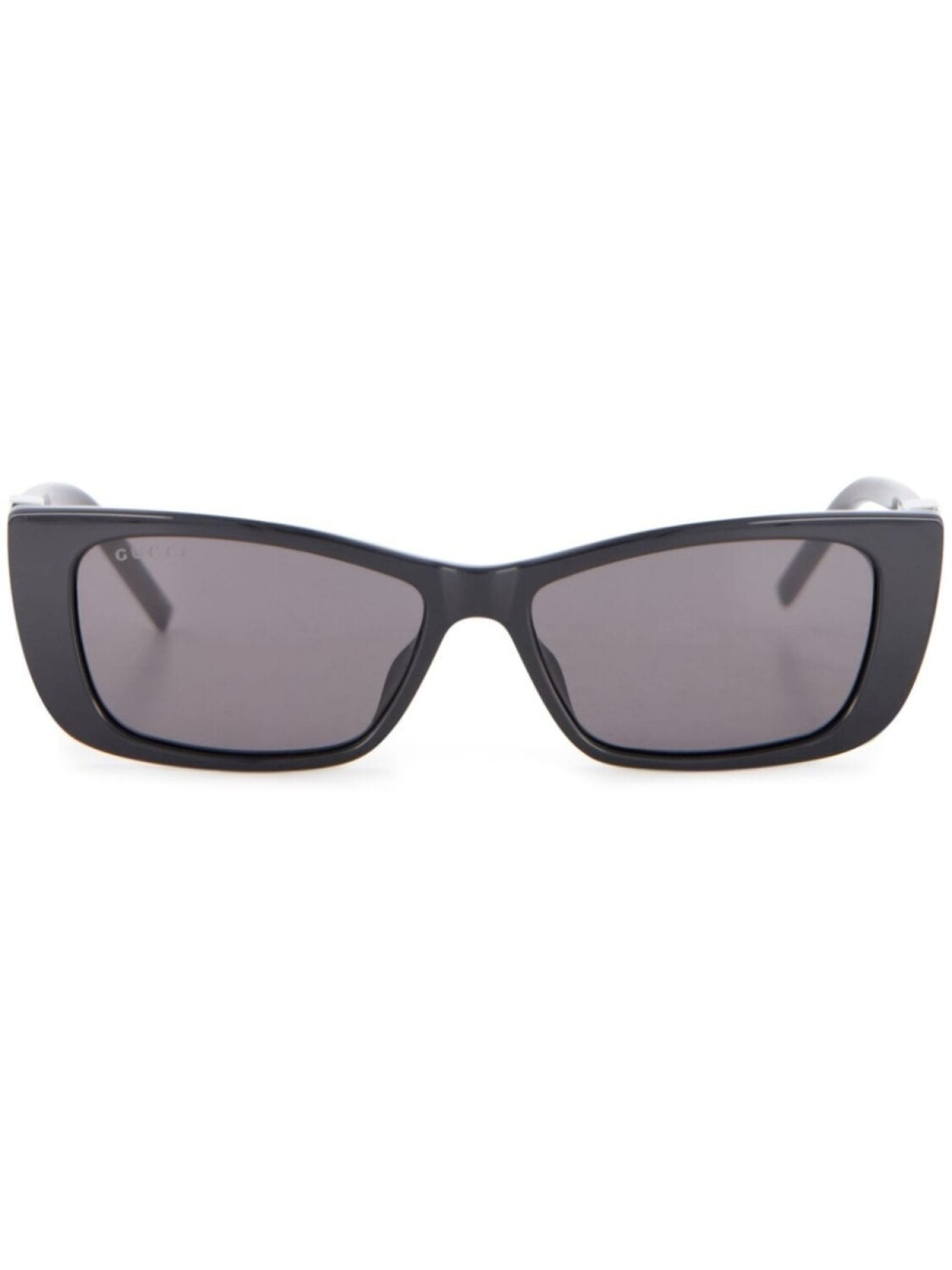 

Gucci Eyewear солнцезащитные очки в прямоугольной оправе, черный