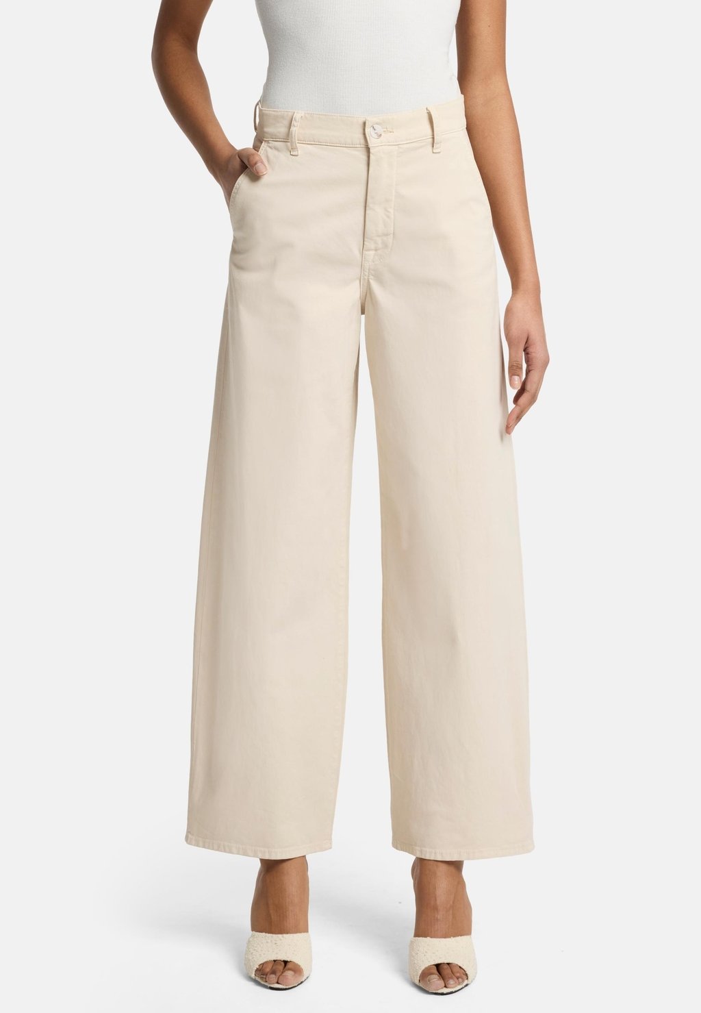 

Брюки WIDE LEG FIT BONNIE 7 for all mankind, белый