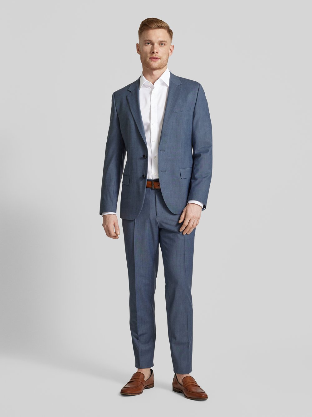 

Рубашка делового кроя Modern Fit с воротником Kent OLYMP, белый
