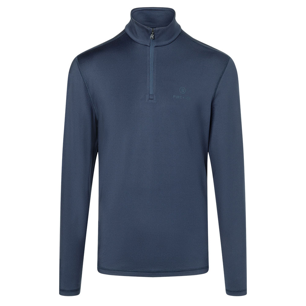 

Куртка-поло Fire + Ice Pascal с молнией на четверть длины (мужская) - Зима 2025 года, Night Blue