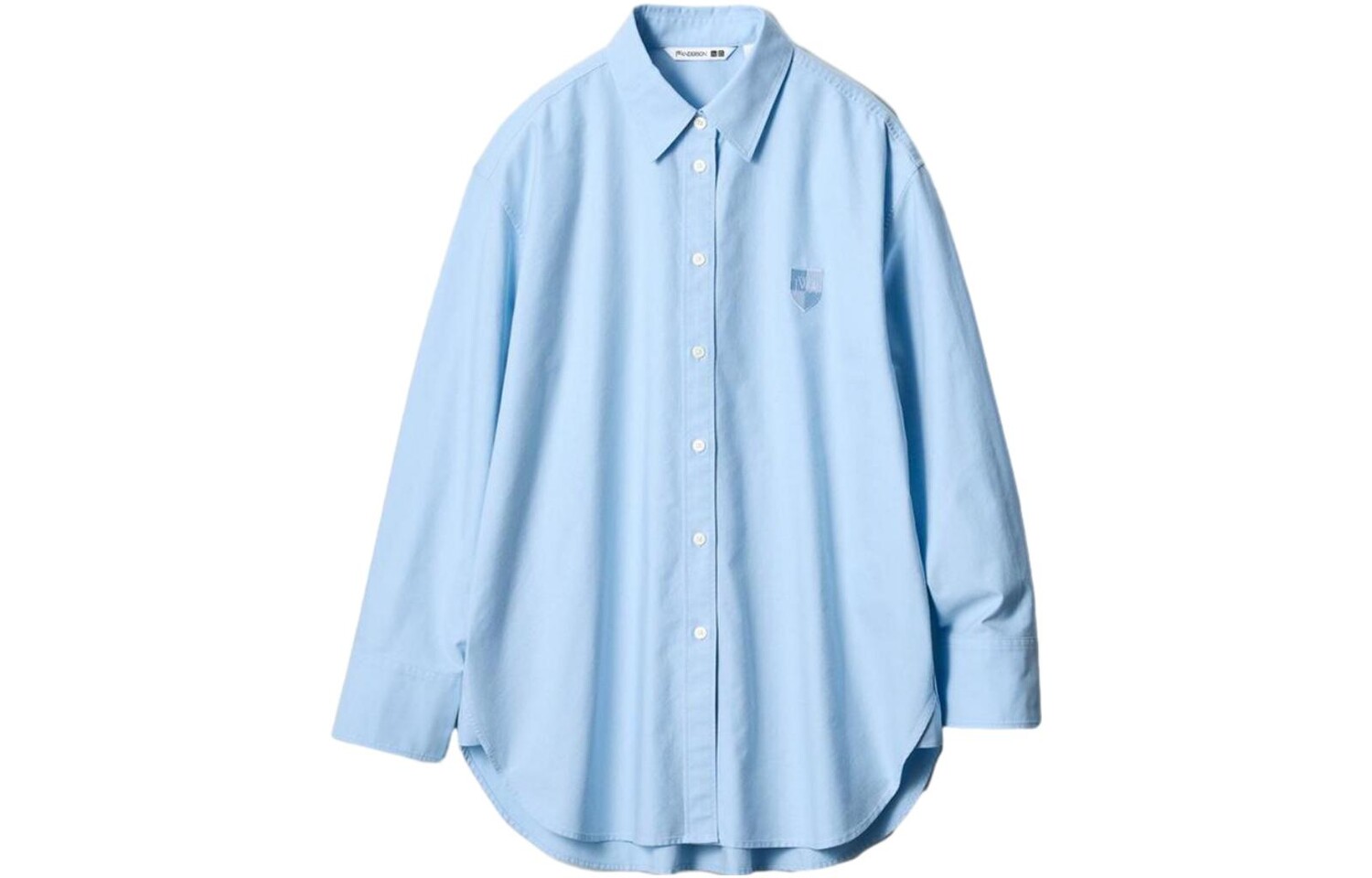 

Jw Anderson Jw Anderson Co-Branded Series Рубашка женская светло-голубая Uniqlo