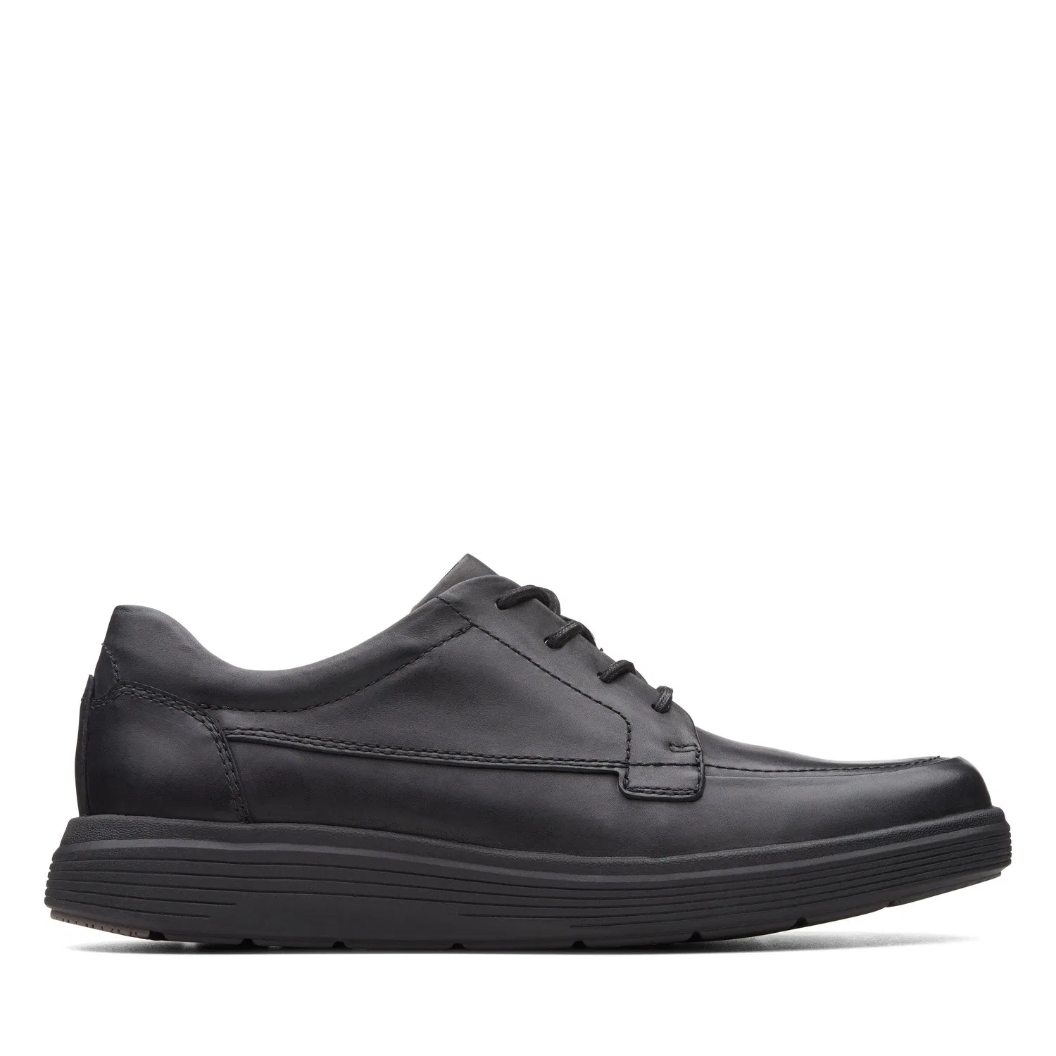 Дерби мужские из черной кожи Clarks, черный