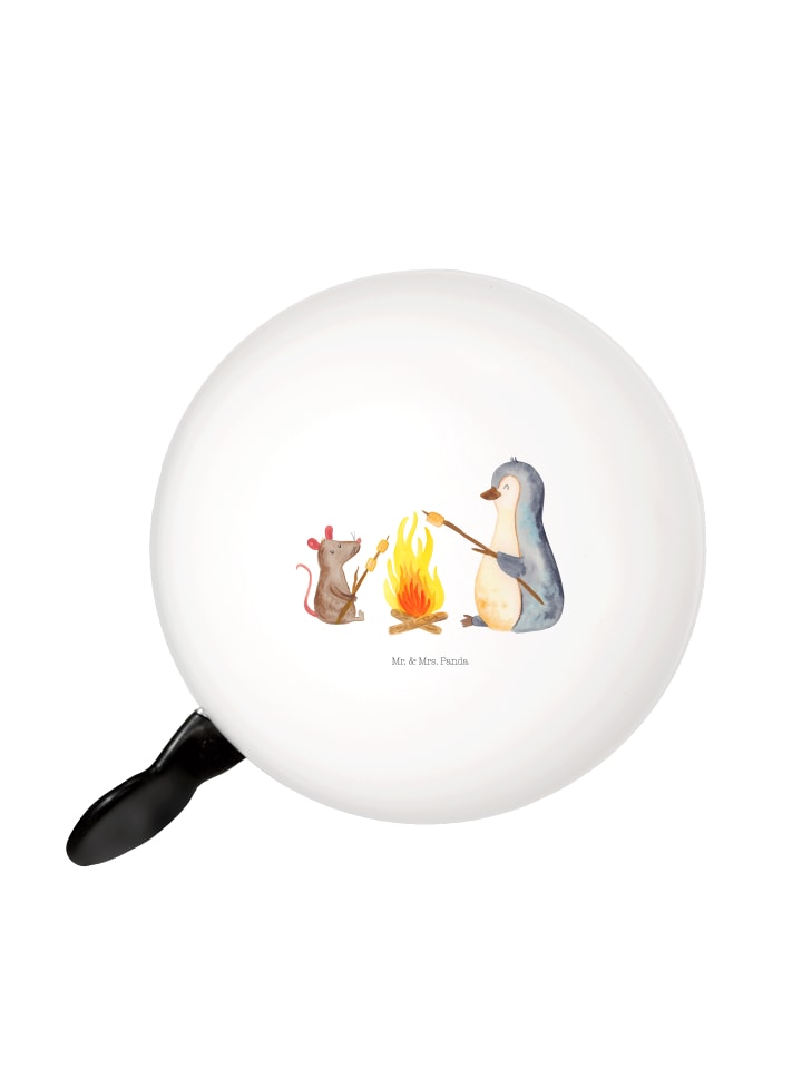 

Mr. & Mrs. Panda Велосипедный звонок, пингвин, костер без слов, в белом цвете