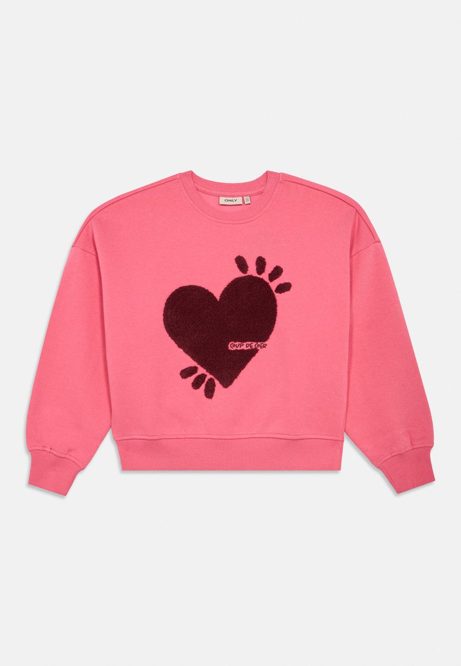 

Толстовка ONLY GIRLS KOGTAMMIE LIFE PRINT O NECK, Pink Lemonade/Pink