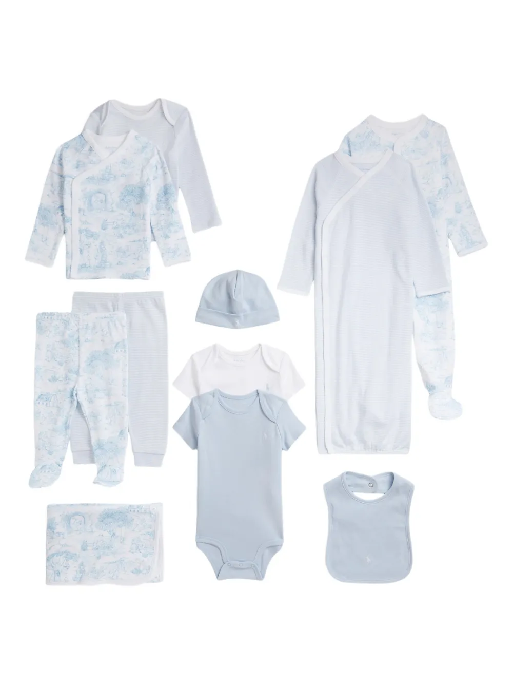 

Комплект из 11 предметов POLO RALPH LAUREN KIDS, синий