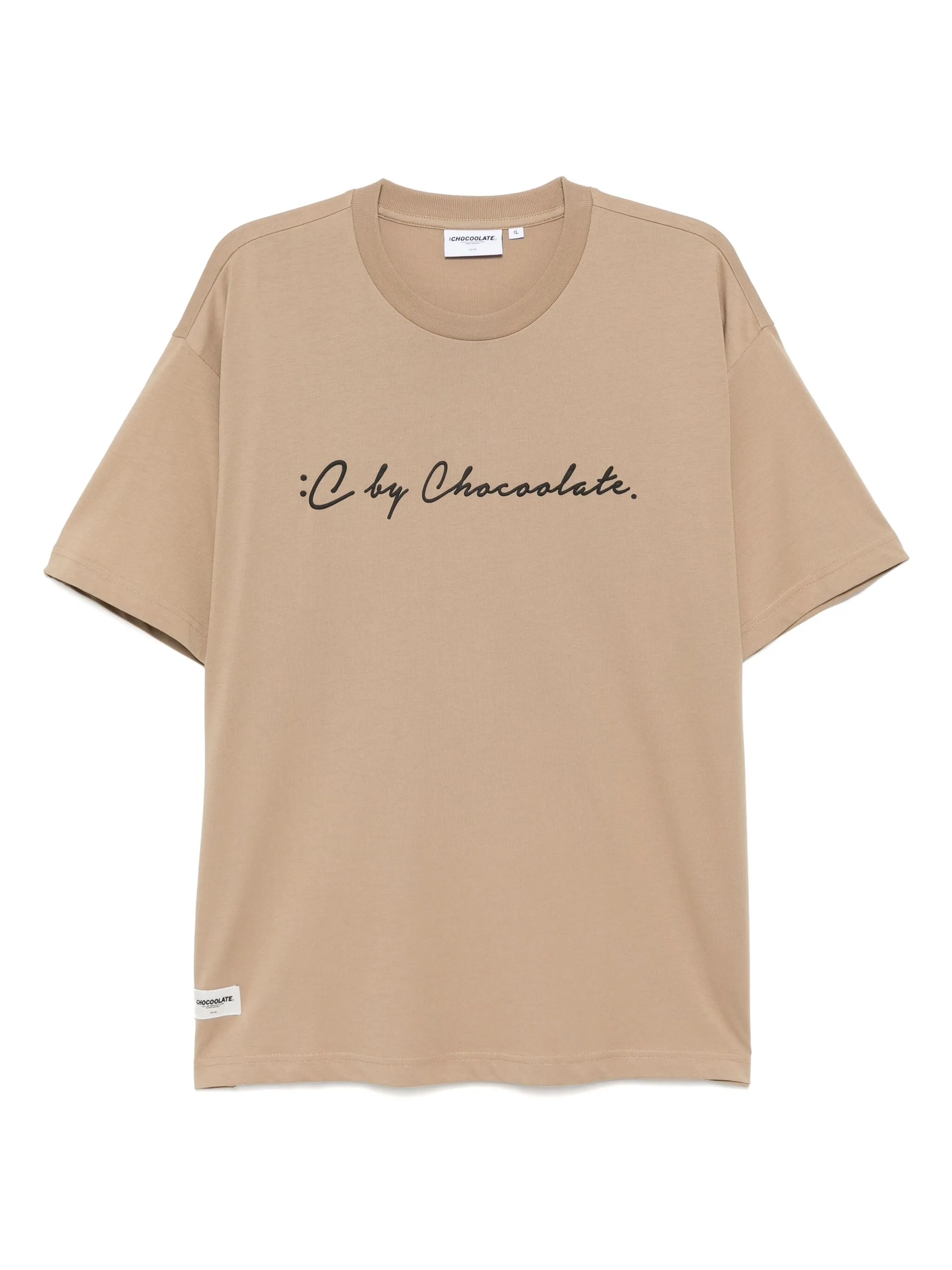 

Футболка с логотипом Chocoolate, коричневый