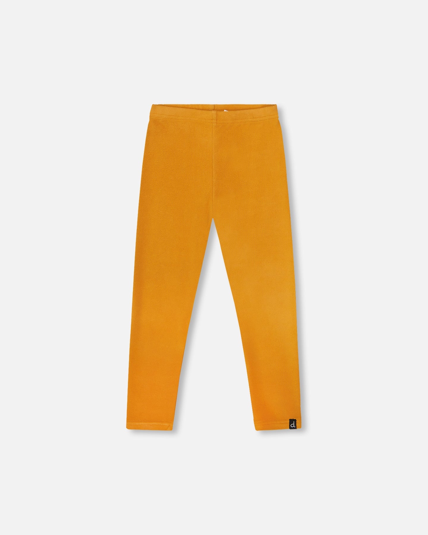 

Сверхмягкие ребристые леггинсы золотисто-желтого цвета Deux par Deux