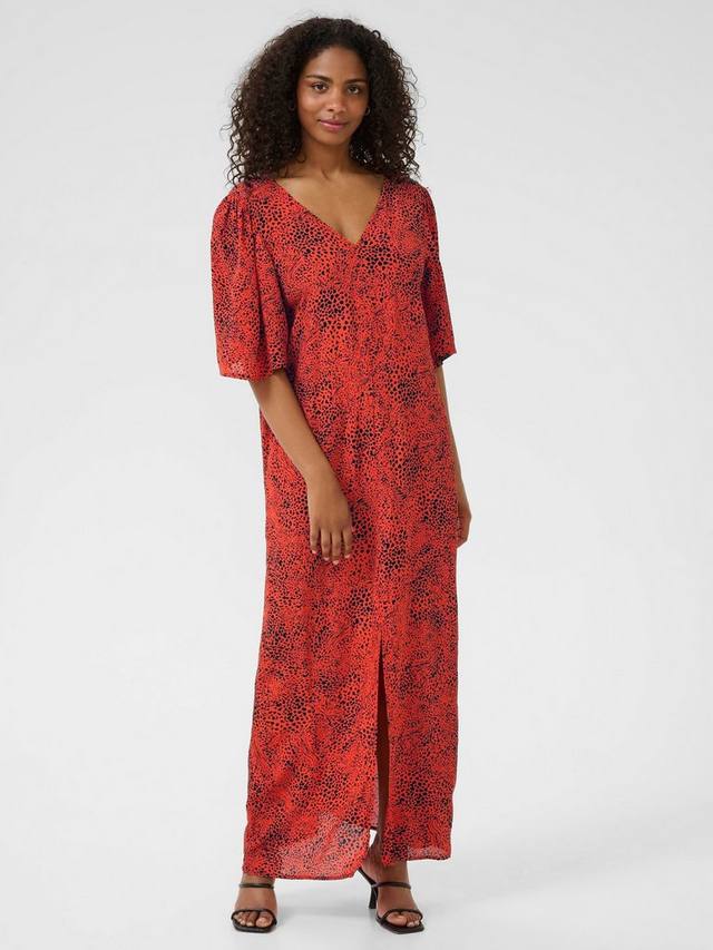 

Платье макси с v-образным вырезом Liana KAFFE