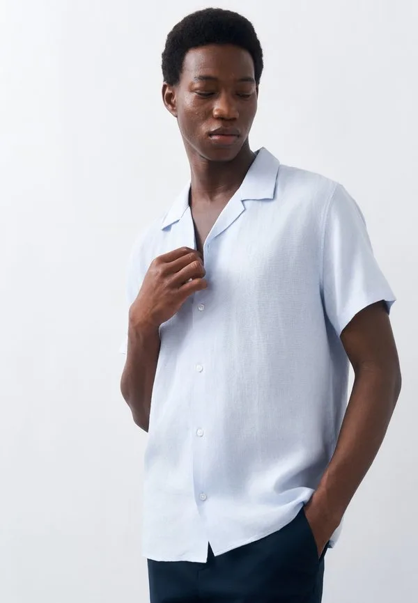 Классная рубашка camp solid Calvin Klein, Heavenly Iris