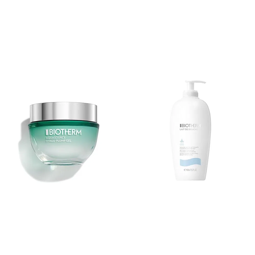 Набор Aquasource: гель PNM и молочко для душа Biotherm