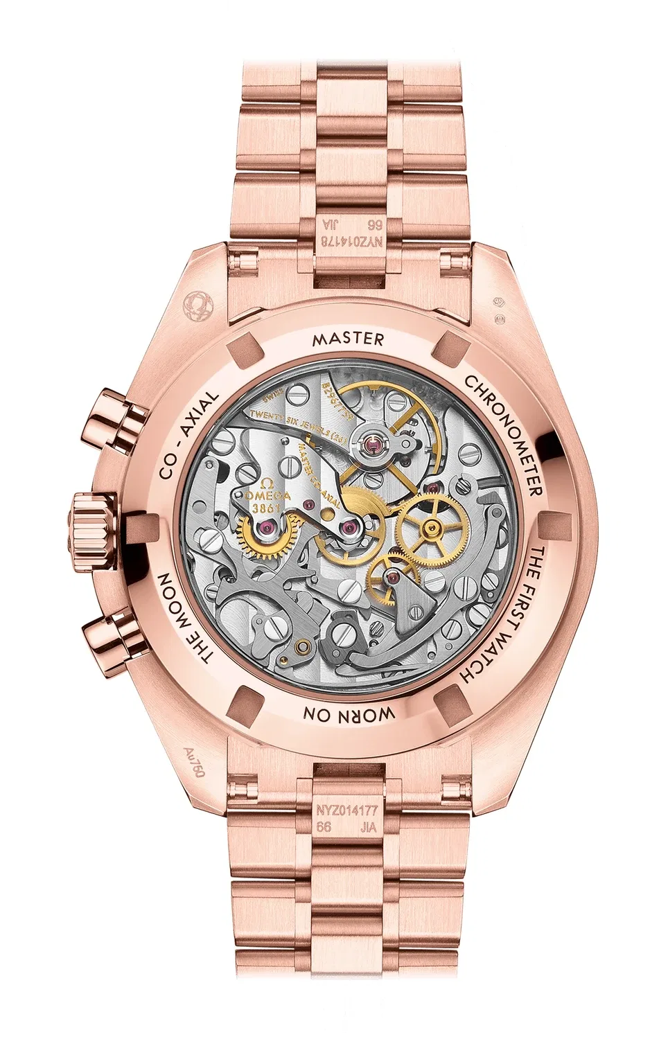 СПИДМАСТЕР МУНВОТЧ ПРОФЕССИОНАЛ CO-AXIAL MASTER CHRONOMETER ХРОНОГРАФ 42 ММ - 310.60.42.50.01.001 OMEGA, золотой — фото 2