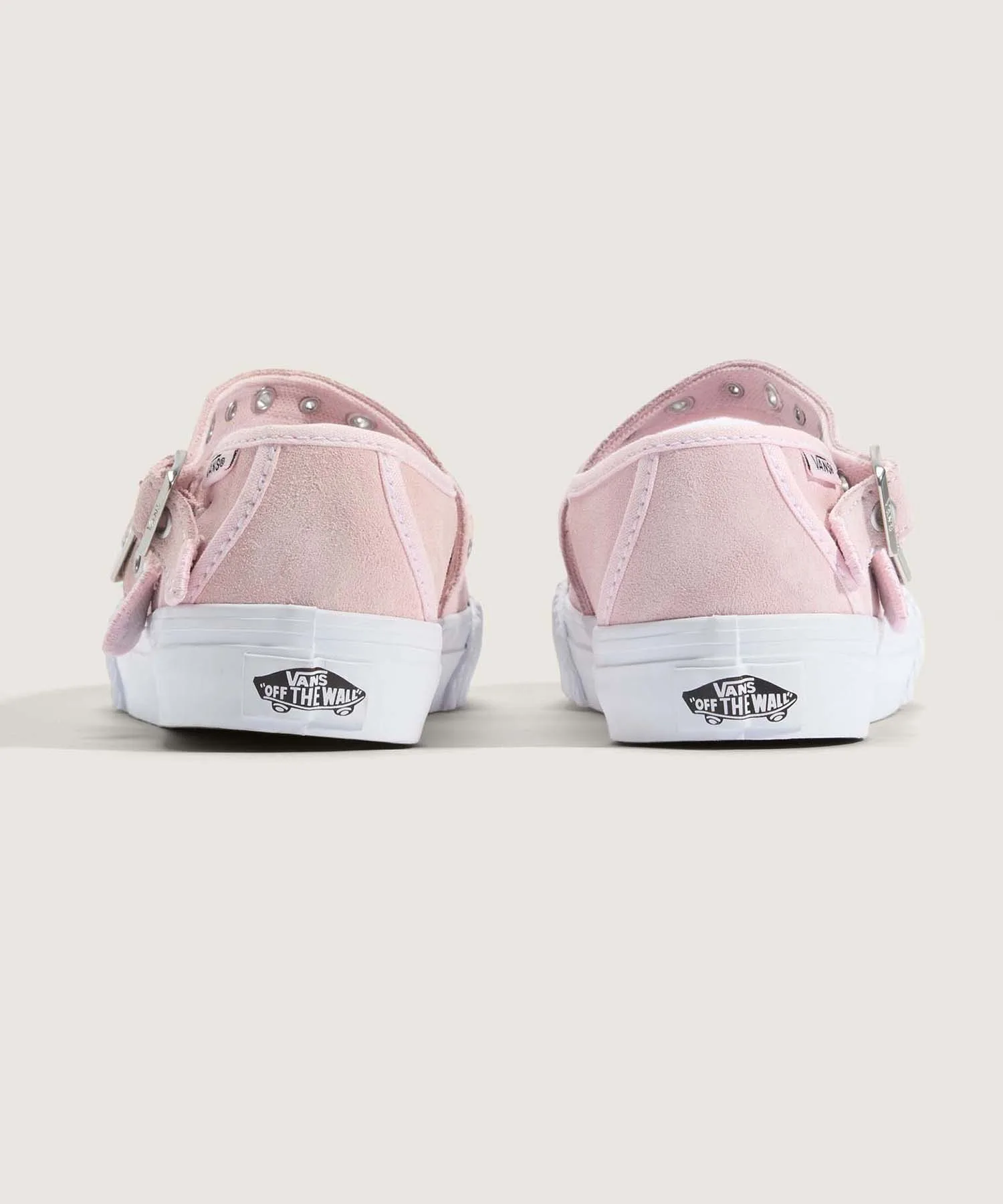Женские кеды с двойными ремешками VANS Mary Jane светло-розовые — фото 4