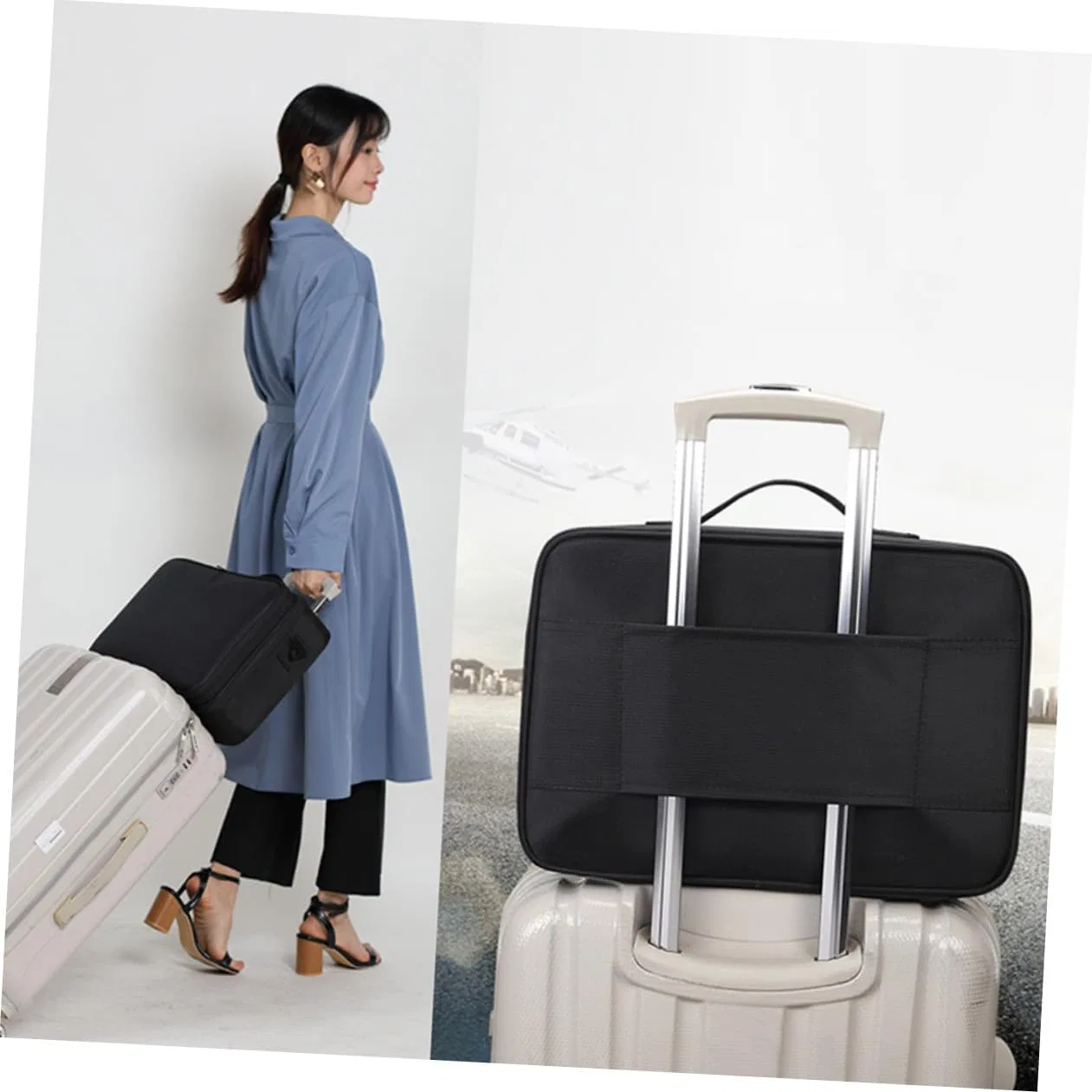 Косметичка FOMIYES Oxford cloth черная — фото 3